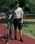Чоловічі велошорти для комюта ARTEFACTA Knight DWR (чорний) regular fit